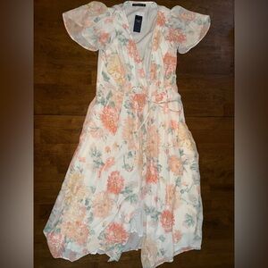 Abercrombie & Fitch Floral Dress with Pastel Hues